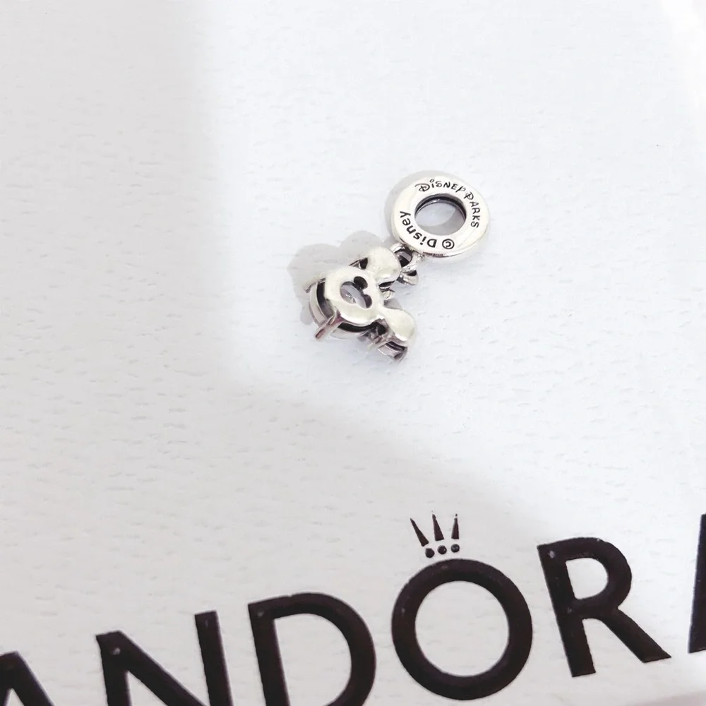PANDORA Disney Minnie Mouse Silhouette Christmas Dangle Charm w/box - Picture 7 of 10